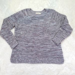 Faded Glory Multicolored Gray Knit Sweater Size XL (16-18)